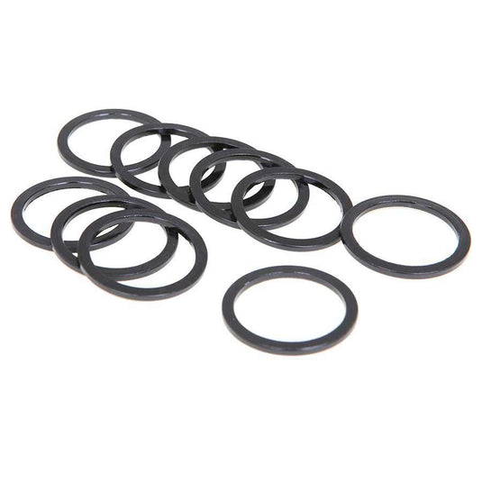 EVO Alloy headset spacers 28.6mm Black 2.5mm (10X)