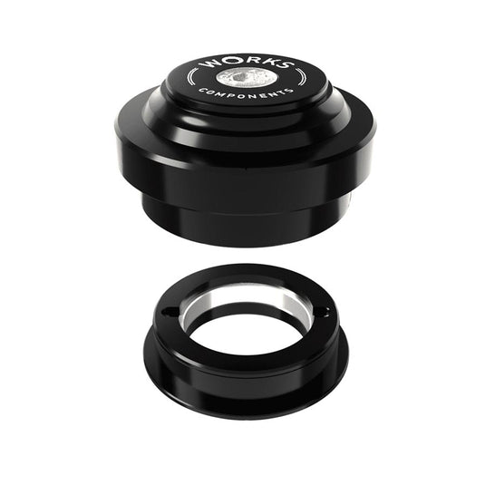 Works Components 1.5 EC44-ZS44 Angleset-1 1/8" Angle Headset 1.5° 110-119mm EC44/28.6 | ZS44/30 ZS External threadless Complete Black