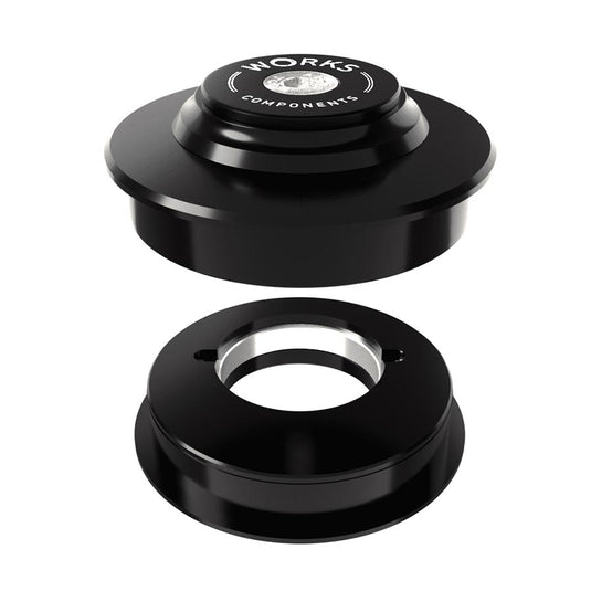 Works Components 1.0deg ZS56-ZS56 Angleset Angle Headset 1.0° 100-109mm ZS56/28.6 | ZS56/40 ZeroStack Complete Black