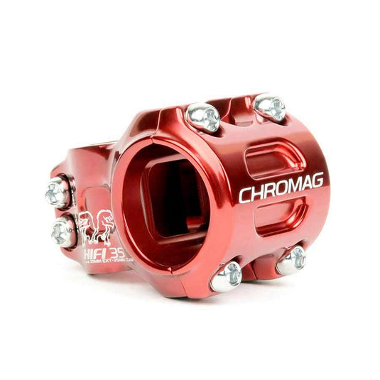 Chromag HiFi Stem 1-1/8 L: 50mm 0° Dia: 35mm Red
