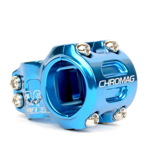Chromag HiFi Stem 1-1/8 L: 50mm 0° Dia: 35mm Blue
