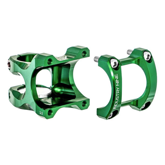 Industry Nine A35 Stem Diameter: 35mm Length: 40mm Steerer: 1-1/8 8° Lime Green