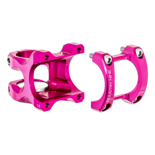 Industry Nine A318 Stem Diameter: 31.8mm Length: 30mm Steerer: 1-1/8 8° Pink