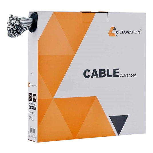 Ciclovation Advanced IZS Brake cable 1.5mm Galvanized Steel Slick MTB 1700mm Box of 100