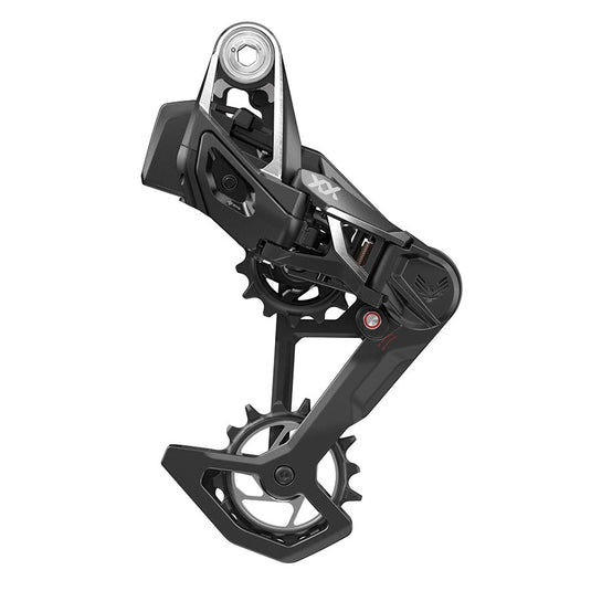 SRAM XX SL Eagle T-Type AXS Rear Derailleur - 12-Speed 52t Max Battery Not Included Wheel Axle Mount Carbon Cage BLK/Silver