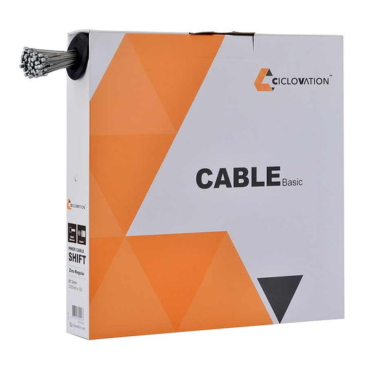 Ciclovation Basic IZR Shift cable 1.2mm Galvanized 2100mm Shimano Box of 100