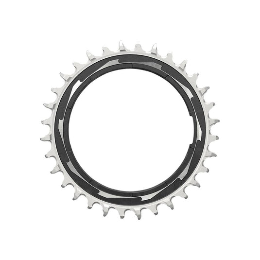 SRAM XX SL Eagle T-Type Thread Mount Chainring - 32t 12-Speed Thread Mount  For XX SL PM Spider 0mm Offset Aluminum BLK/Silver