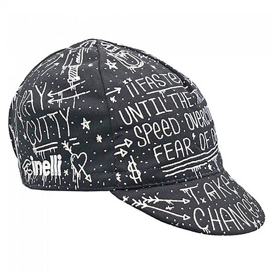 Cinelli Cycling Cap Rider Collection Christiansen Blk/Wht