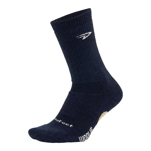 DeFeet Woolie Boolie 6 Socks Logo Navy XL Pair