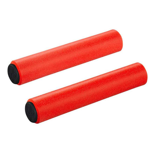 Supacaz Siliconez Grips 130mm 32mm Red Pair