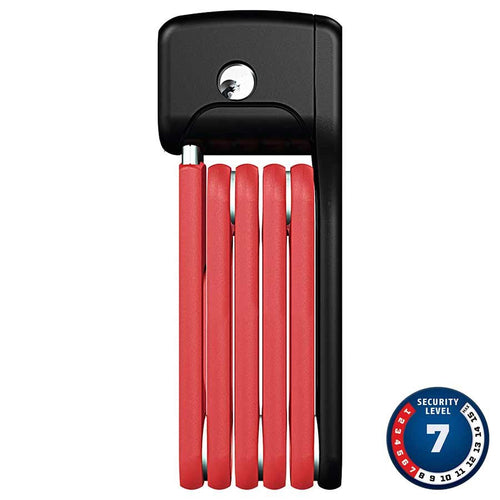 Abus Bordo Lite Mini 6055 Foldable lock Key 5mm 60cm 2 Red