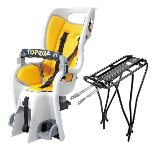 Topeak Baby Seat II Bulk Baby Seat On rear rack (included) Yellow 3pcs