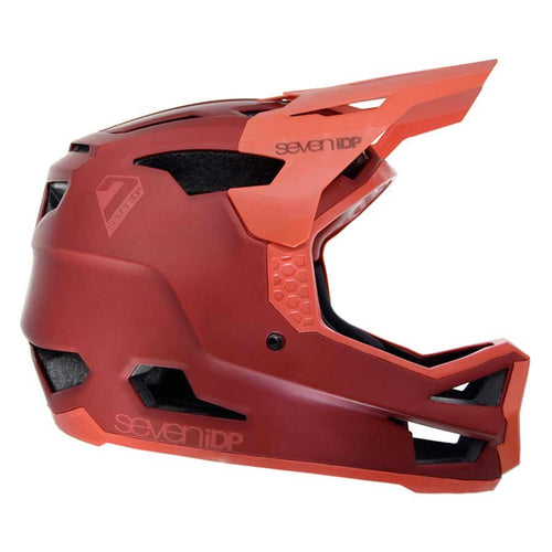 7iDP Project 23 Fiber Glass Full Face Helmet Matt Dark Red/Gloss Thruster Red XXL 63 - 64cm