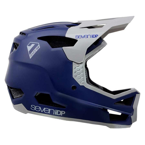 7iDP Project 23 Fiber Glass Full Face Helmet Matt Deep Space Blue/Gloss Grey XL 61 - 62cm