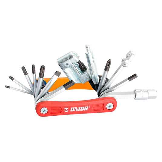 Unior EURO17 Multi-Tools Number of Tools: 17 Red/Orange