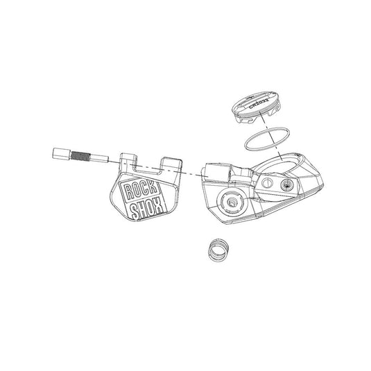 RockShox Reverb AXS Lever/Paddle Kit (w/Spring & Pin)