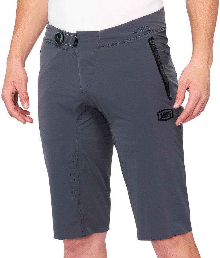 Load image into Gallery viewer, 100% Celium Shorts - Charcoal Mens Size 32
