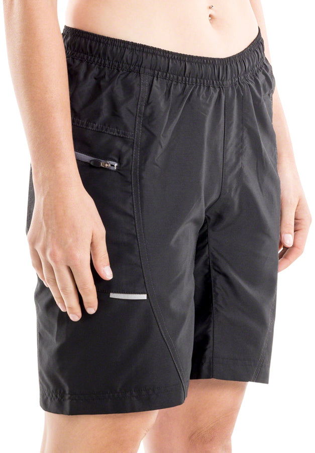 Load image into Gallery viewer, Bellwether Ultralight Gel Baggies Cycling Shorts - Black Womens Medium
