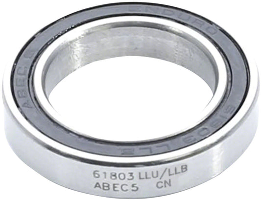 Enduro 61803 LLU/LLB Radial Bearing - ABEC-5 CN Clearance 17mm x 26mm x 5mm