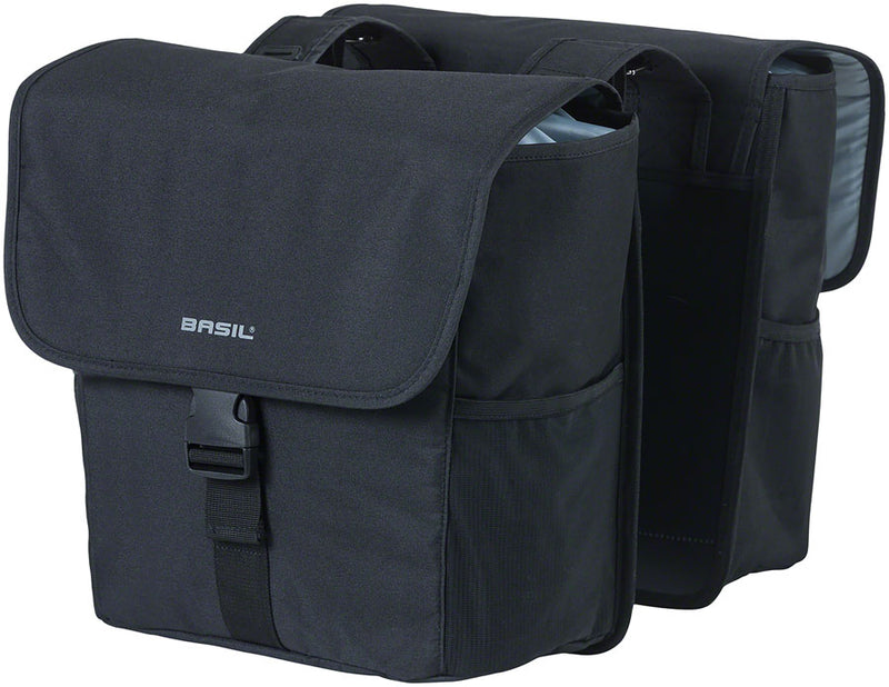Load image into Gallery viewer, Basil Go Double  Pannier - 32L Black
