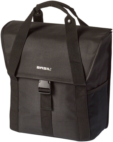 Basil Go Single  Pannier - 16L Black
