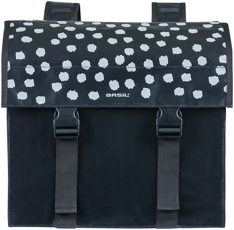 Load image into Gallery viewer, Basil Urban Load Double Pannier - 53L Black/Reflective White

