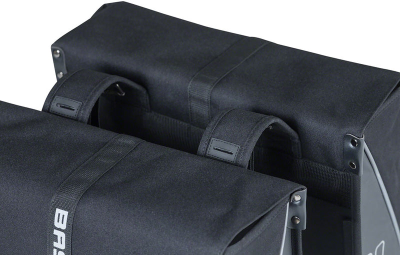 Load image into Gallery viewer, Basil Forte Double Pannier - 35L Black
