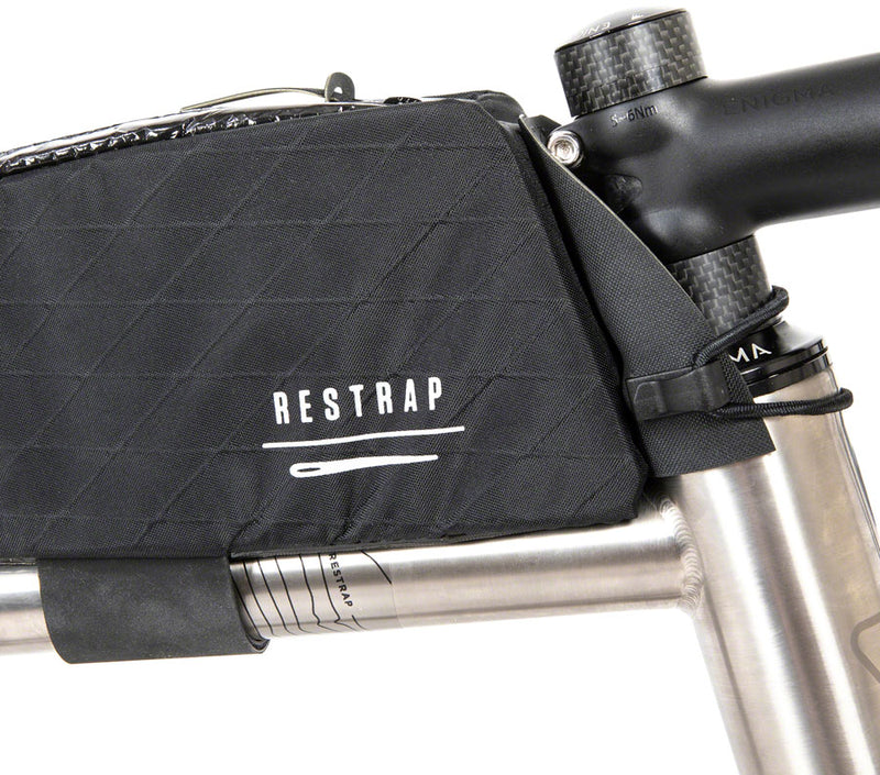 Load image into Gallery viewer, Restrap Race Top Tube Bag - Short 1.5L  Black
