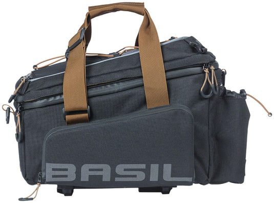 Basil Miles XL Pro Trunk Bag - 9-36L MIK Mount Black/Brown