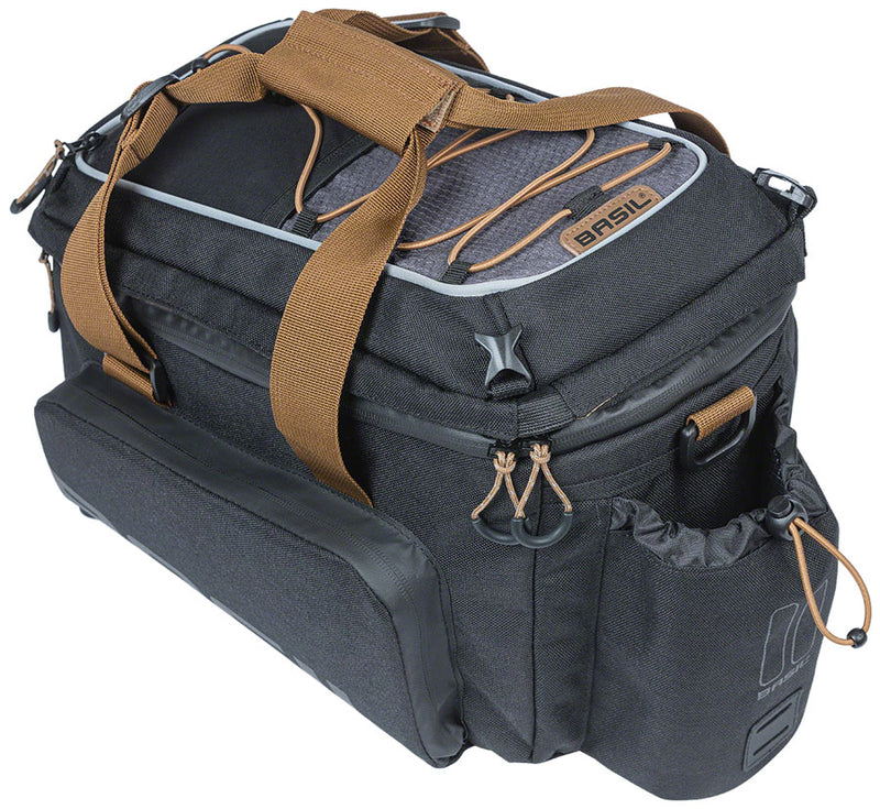 Load image into Gallery viewer, Basil Miles XL Pro Trunk Bag - 9-36L MIK Mount Black/Brown
