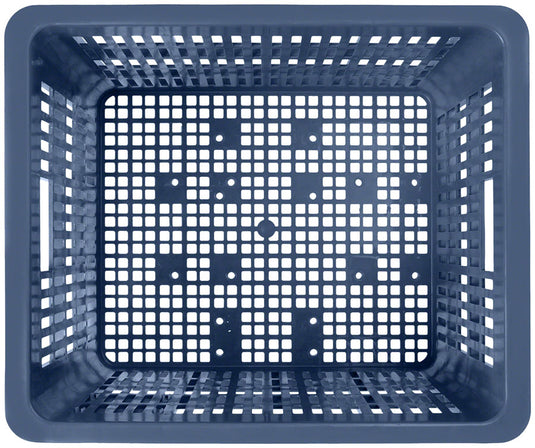 Basil Crate Basket - Medium 29.5L Recycled Plastic Bluestone