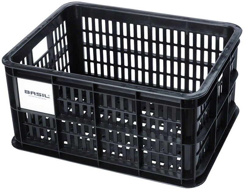 Load image into Gallery viewer, Basil Bicycle Crate S 17.5L Recycled Synthetic Black
