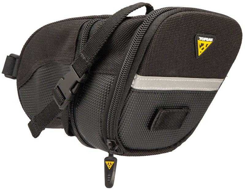 Load image into Gallery viewer, Topeak Aero Wedge Seat Bag - Strap-on Large Black
