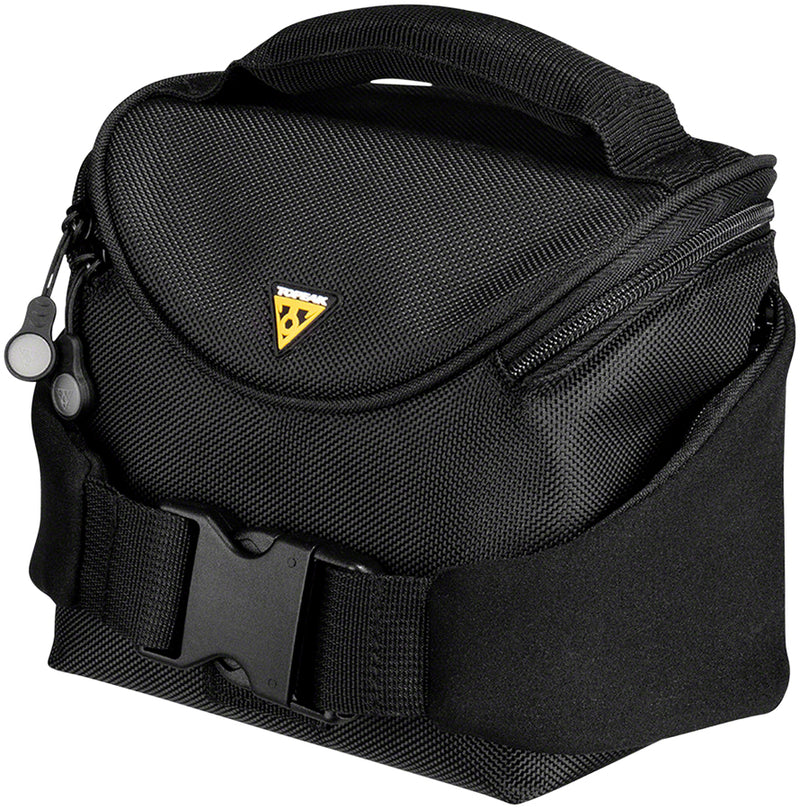 Load image into Gallery viewer, Topeak Compact Handlebar Bag/Fanny Pack - Includes Fixer 8 Black
