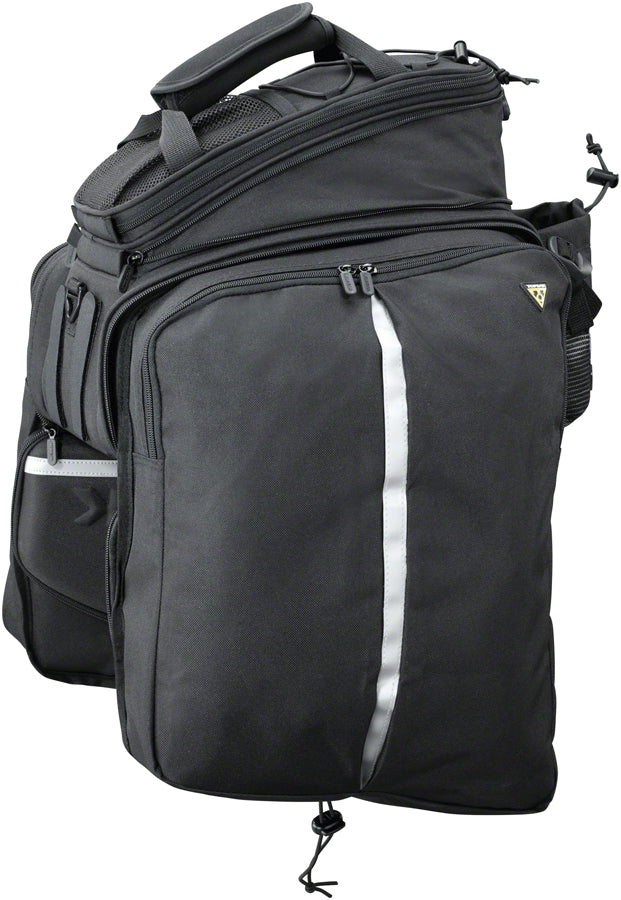 Load image into Gallery viewer, Topeak MTS Strap Mount TrunkBag DXP Rack Bag Expandable Panniers - 22.6 Liter BLK
