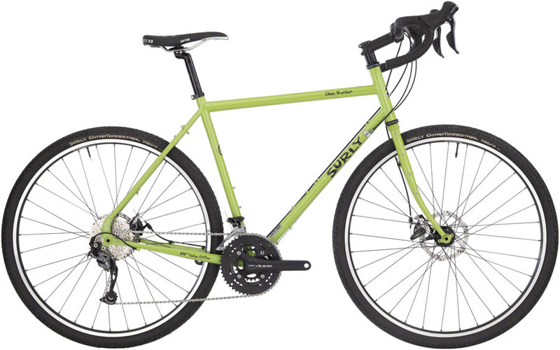 Load image into Gallery viewer, Surly Disc Trucker Bike - 700c Steel Pea Lime Soup 60cm
