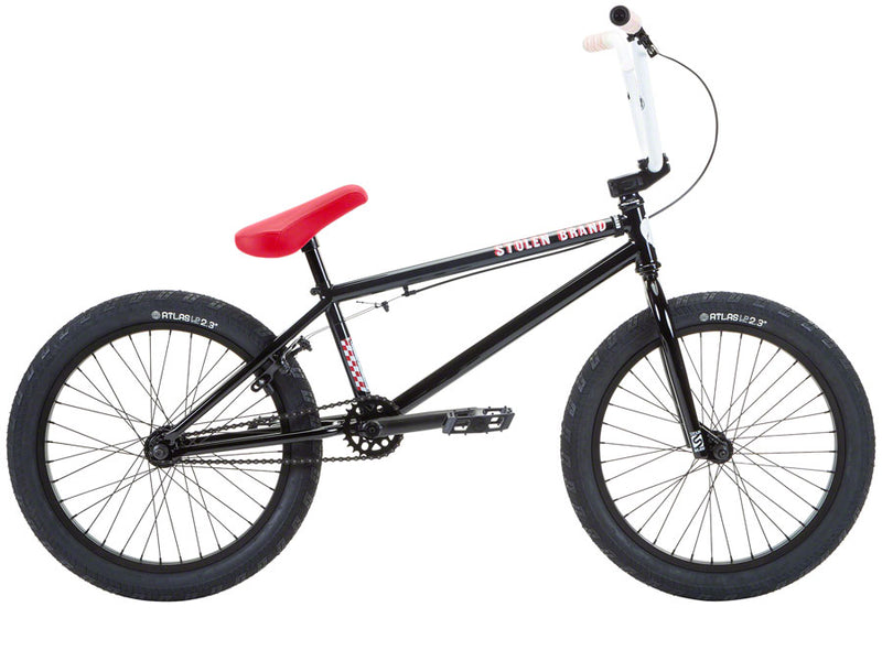 Load image into Gallery viewer, Stolen Stereo BMX Bike - 20.75&quot; TT Black/Red
