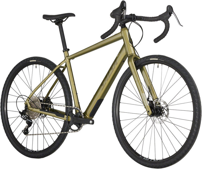 Load image into Gallery viewer, Salsa Confluence Drop Bar Apex 1 Ebike - 700c Aluminum Avocado Green 57cm
