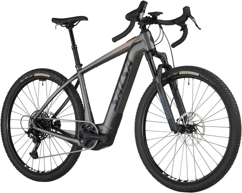 Load image into Gallery viewer, Salsa Tributary Apex Eagle SUS Ebike - 29&quot; Aluminum Charcoal Small
