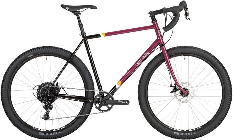 Load image into Gallery viewer, All-City Gorilla Monsoon Bike - 650b Steel APEX Charred Berry 52cm
