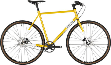 All-City Super Professional Flat Bar Single Speed Bike - 700c Steel Lemon Dab 58cm