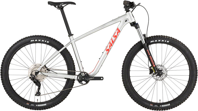 Load image into Gallery viewer, Salsa Rangefinder Advent X 27.5+ Bike - 27.5&quot; Aluminum Silver Small
