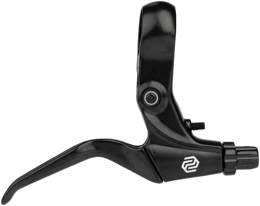 Promax XL-378 Brake Lever Set - Long Pull 2-Finger Tooled Reach Adjust For Linear Pull Brakes BLK