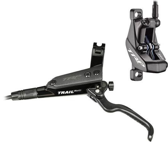 TRP Trail EVO Disc Brake and Lever - Front Hydraulic Post Mount Black
