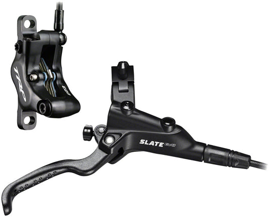 TRP Slate EVO Disc Brake and Lever - Front Hydraulic Post Mount  Black