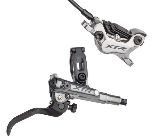 Shimano XTR BL- M9120/BR-M9120 Disc Brake Lever - Rear Hydraulic Post Mount Finned Metal Pads Gray