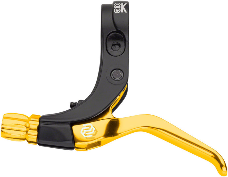 Load image into Gallery viewer, Promax Click V-Point Brake Lever - Long Reach Gold

