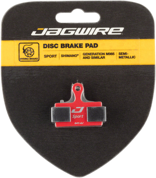 Jagwire Sport Semi-Metallic Disc Brake Pads - For Shimano S700 M615 M6000 M785 M8000 M666 M675 M7000 M9000 M9020 M985