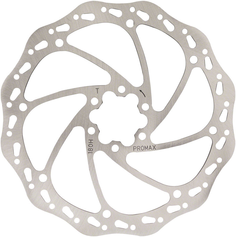 Load image into Gallery viewer, Promax Sport S1 Disc Brake Rotor - 180mm 6-Bolt Silver
