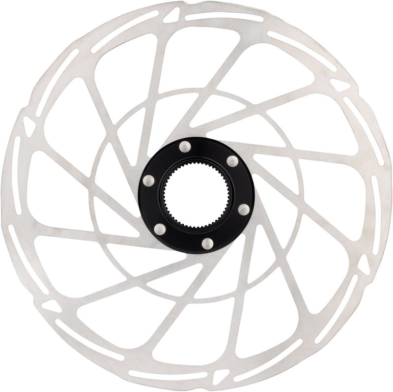 Load image into Gallery viewer, Jagwire Sport SR1 Disc Brake Rotor - 220mm Center Lock Silver

